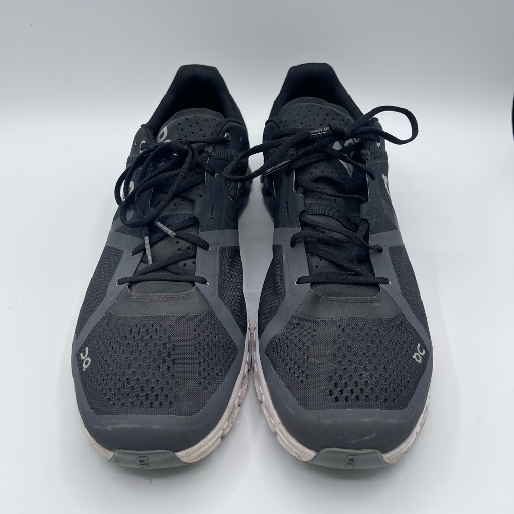 ON RUNNING Cloudflow 3.0 Men’s Size 11.5 Black Asphalt Running Sneaker Shoes - Picture 6 of 8